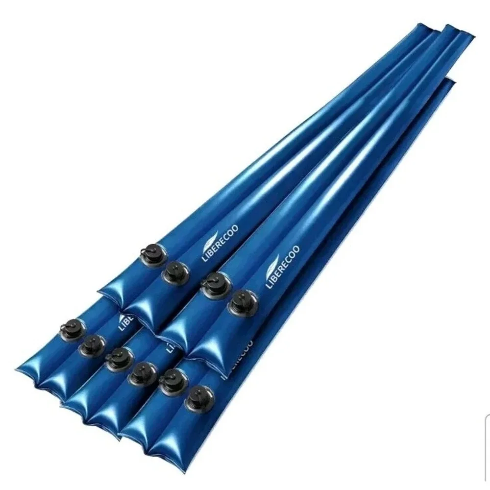 Liberecoo 5 Pack 10ft Dual Chamber Water Weight Tubes for Pool Winter Cover Blue